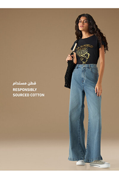 SP Characters تي شيرت بطبعة غارفيلد ورقبة دائرية وأكمام قصيرة