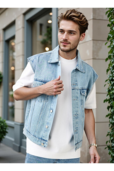Lee Cooper Sleeveless Denim Jacket