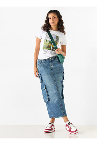 SP Characters The Metropolitan Museum of Art Print T-shirt with Short Sleeves and Crew Neck