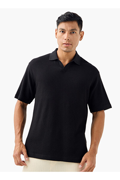 Iconic تي شيرت بولو منقوش