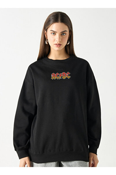 SP Characters سويت شيرت بطبعة Ac/dc بأكمام طويلة