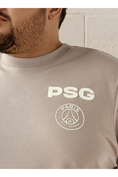 Maxim Plus Size Paris Saint Germain Print T-shirt