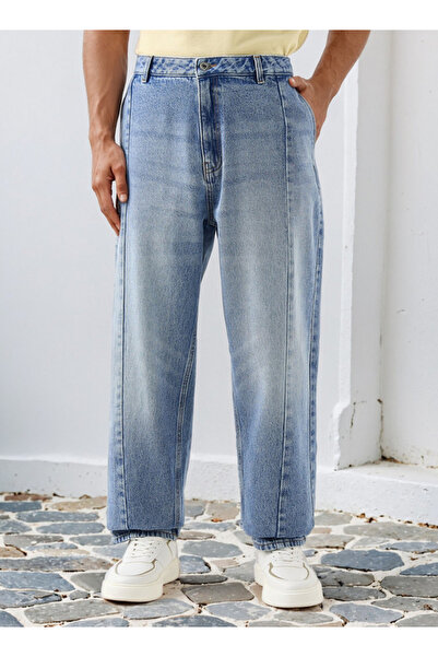 Lee Cooper بنطال جينز واسع الساق مع جيوب