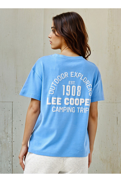 Lee Cooper T-shirt Regular Fit with Logo Print Cotton