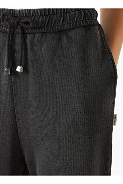 Lee Cooper Solid Straight Fit Track Pants with High Rise and Pockets