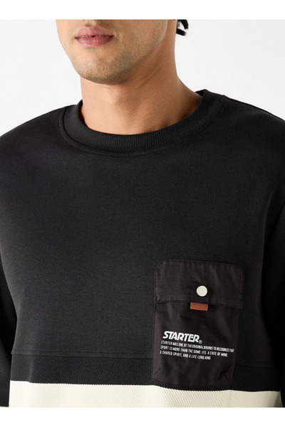 Starter Striped Sweatshirt With Long Sleeves