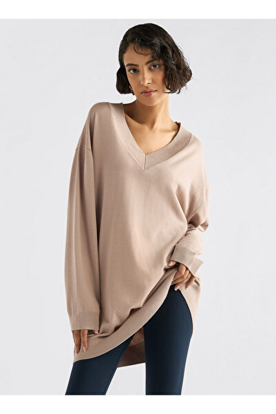 FAV V-neck Sweater With Long Sleeves
