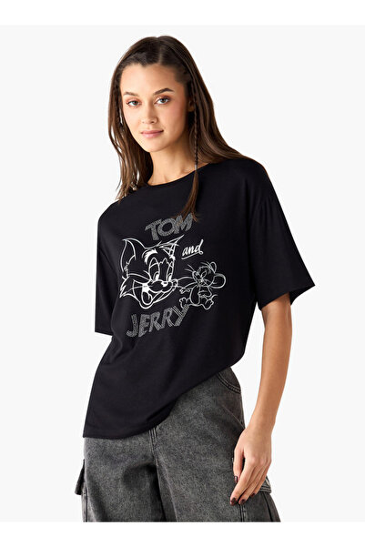 SP Characters تي شيرت بطبعة توم وجيري بأكمام قصيرة