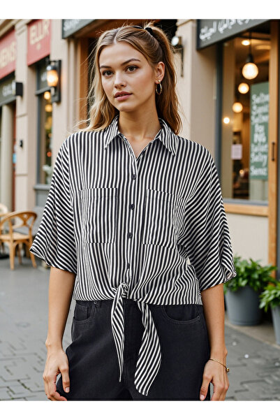 Lee Cooper Striped Shirt with Pockets