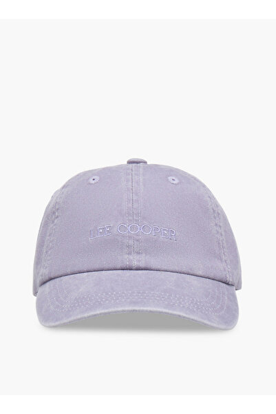 Lee Cooper Lee Cooper Logo Embroidered Cap with Buckled Strap Closure