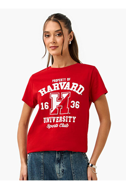 SP Characters Varsity Print Crew Neck T-shirt