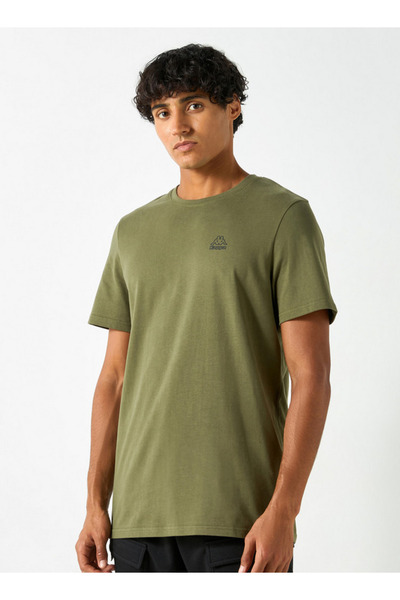 Kappa Solid Crew Neck T-shirt With Short Sleeves