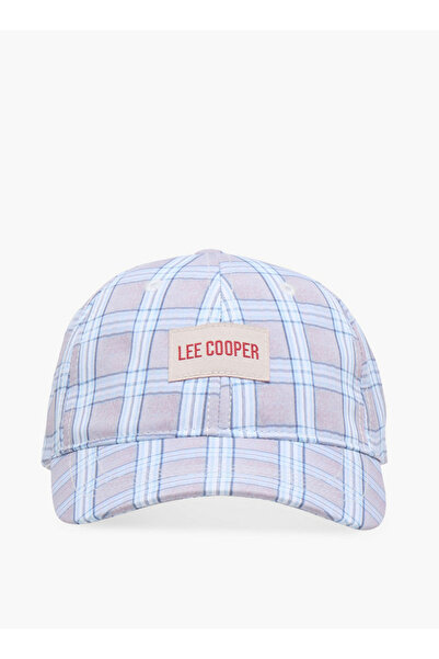 Lee Cooper Lee Cooper Checked Cap with Buckled Strap Closure