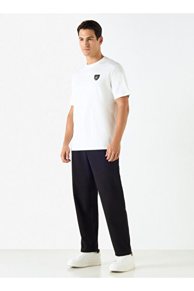 Emperor Applique Detail T-shirt with Short Sleeves