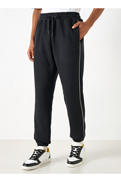 Kappa Solid Joggers with Drawstring Closure and Pockets