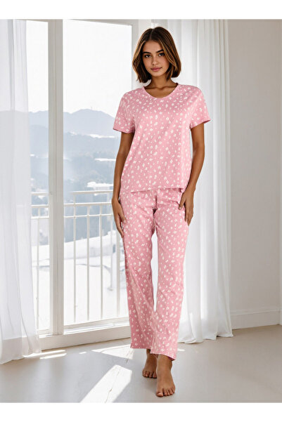 FAV طقم بيجامة بطبعة زهور