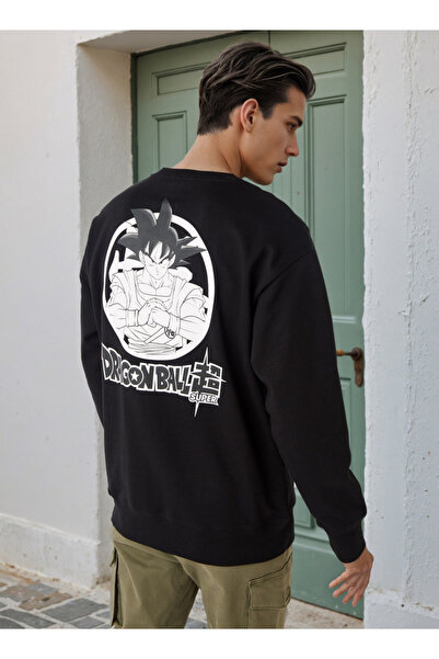 SP Characters Dragon Ball Z Print Sweatshirt