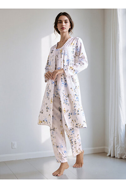 FAV طقم رداء وبيجامة مطبوع بالكامل