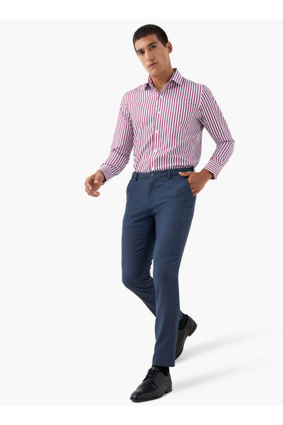 FAV Regular Fit Striped Shirt with Long Sleeves