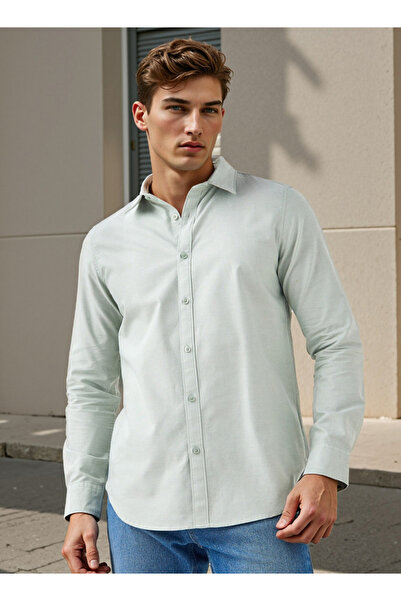 FAV Slim Fit Collared Oxford Shirt
