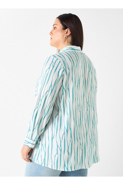 Ulla Popken FULL SLEEVE PRINTED SHIRT