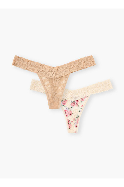 FAV Set of 2 - Assorted Lace Thongs