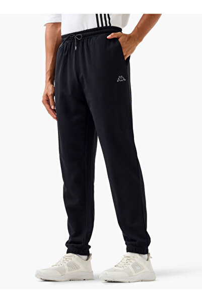 Kappa Men Regular Fit Joggers with Drawstring Waist