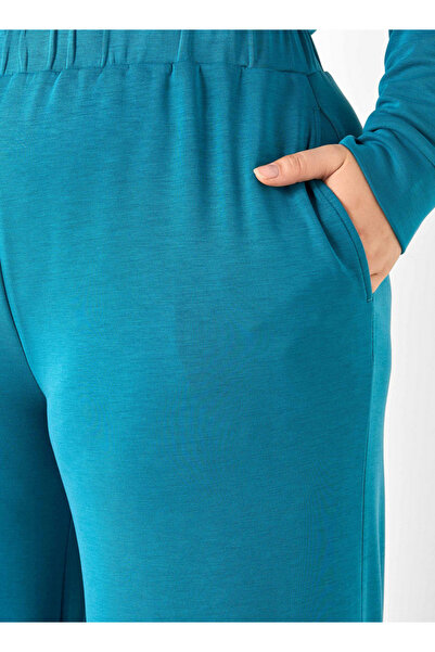 Ulla Popken Plus Size Relaxed Fit Pants With Pockets