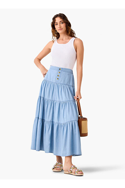 FAV Ribbed Sleeveless Tank Top with Scoop Neck