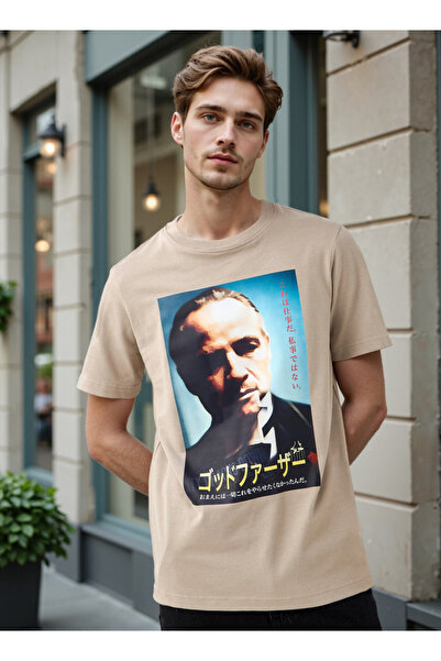 FAV The Godfather Print Crew Neck T-shirt