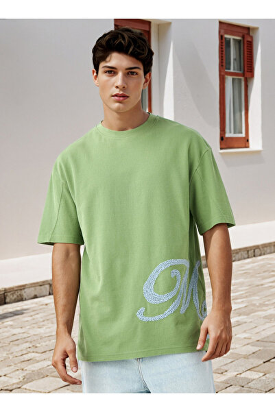 Lee Cooper تي شيرت مطرز على الجانب