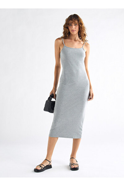 FAV Sleeveless Bodycon Dress With Adjustable Spaghetti Straps