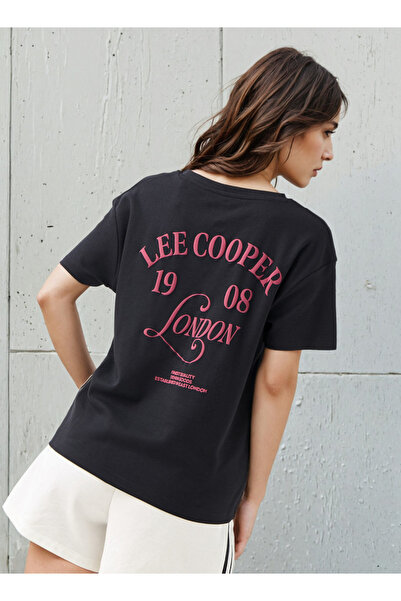 Lee Cooper T-shirt Regular Fit with Logo Print Cotton