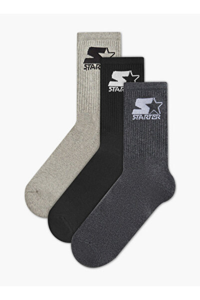 Starter Set of 3 - Starter Ribbed Crew Length Socks