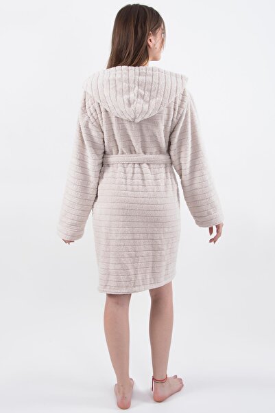 Cotonila Pohodlné | Plyšový župan Wellsoft s kapucí | Dámský župan Robdeşambr