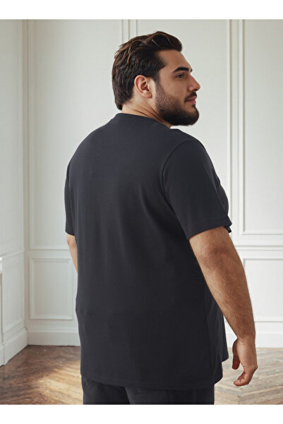 FAV Men Regular Fit Crew Neck Short Sleeves Slogan Print T-shirt