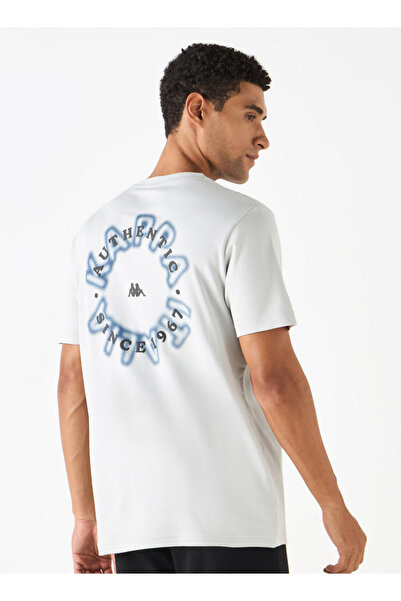 Kappa Logo Print Crew Neck T-shirt with Short Sleeves