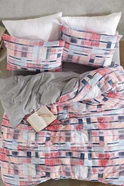 Zeynep Tekstil Single Cotton Duvet Cover Set - Duvet Cover and Pillowcase| BED WITHOUT SHEET
