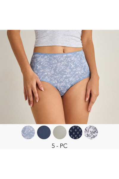 FAV Set of 5 - Assorted Full Briefs with Elasticated Waistband