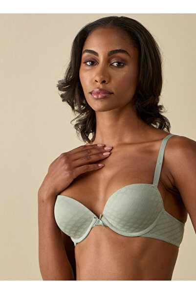 FAV حمالة صدر منقوشة بشريط إغلاق وخطاف