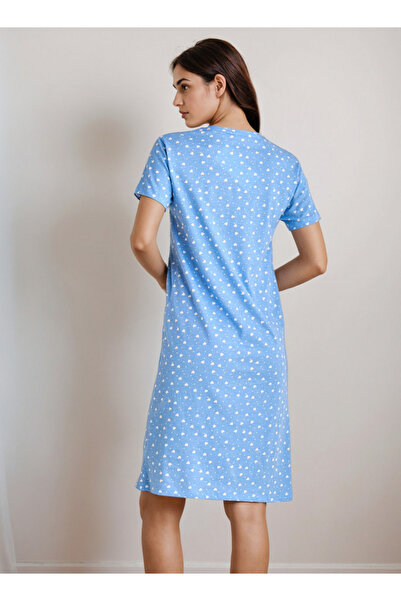 FAV Nighty Knee Length with Round Neck