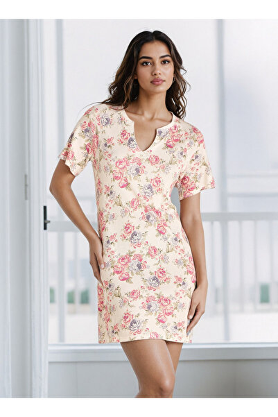 FAV فستان نوم بطبعة زهور