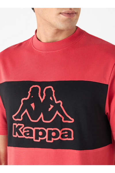 Kappa Logo Print T-shirt with Short Sleeves