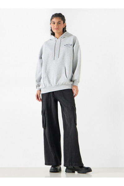 SP Characters Yale Print Hoodie With Kangaroo Pocket