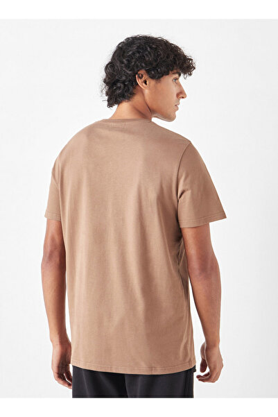 Kappa Solid Crew Neck T-shirt with Short Sleeves