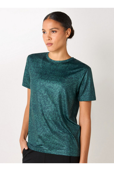 Kappa تي شيرت بطبعة شعار بأكمام قصيرة ورقبة دائرية