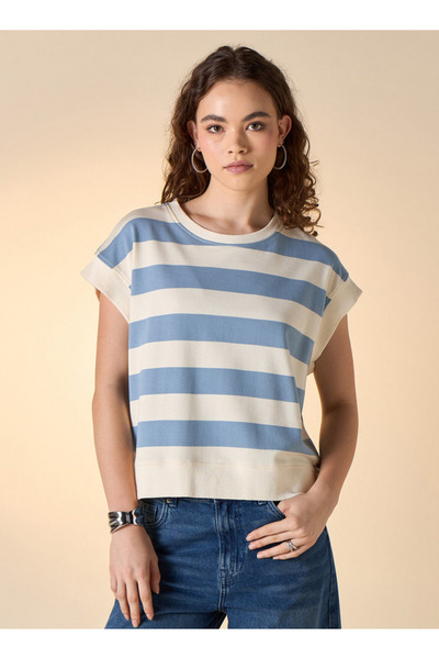 Lee Cooper تي شيرت مخطط بأكمام طويلة