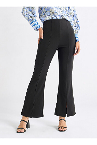 FAV بنطلون جينز واسع الساق منقوش