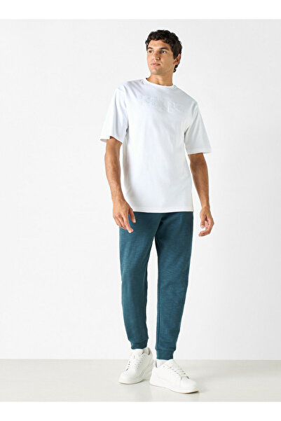 Kappa Plain Joggers with Drawstring Closure and Pockets