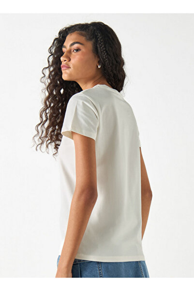 SP Characters Varsity Print Crew Neck T-shirt with Short Sleeves